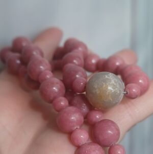 Vintage Stone Beaded Necklace